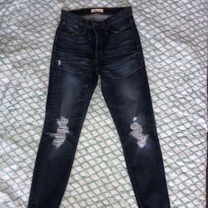 Madewell 9” High Rise Skinny Jeans, Size 27